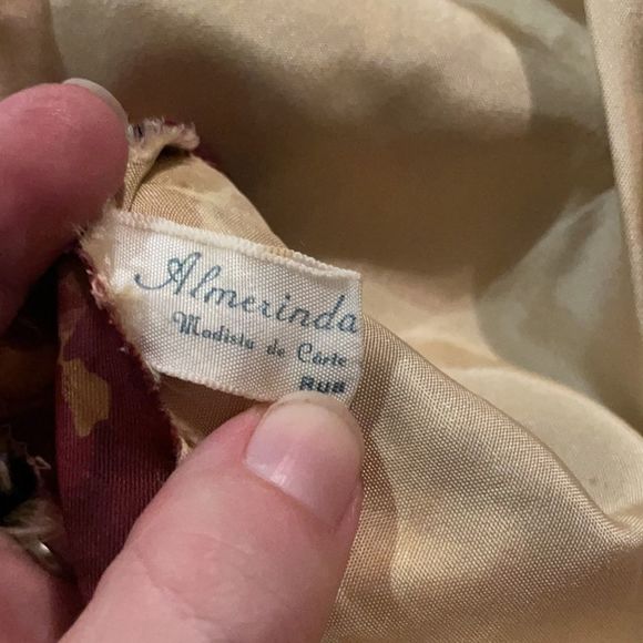 Volup Vintage 60s Shift Dress Roses Floral MIDI - Picture 11 of 12